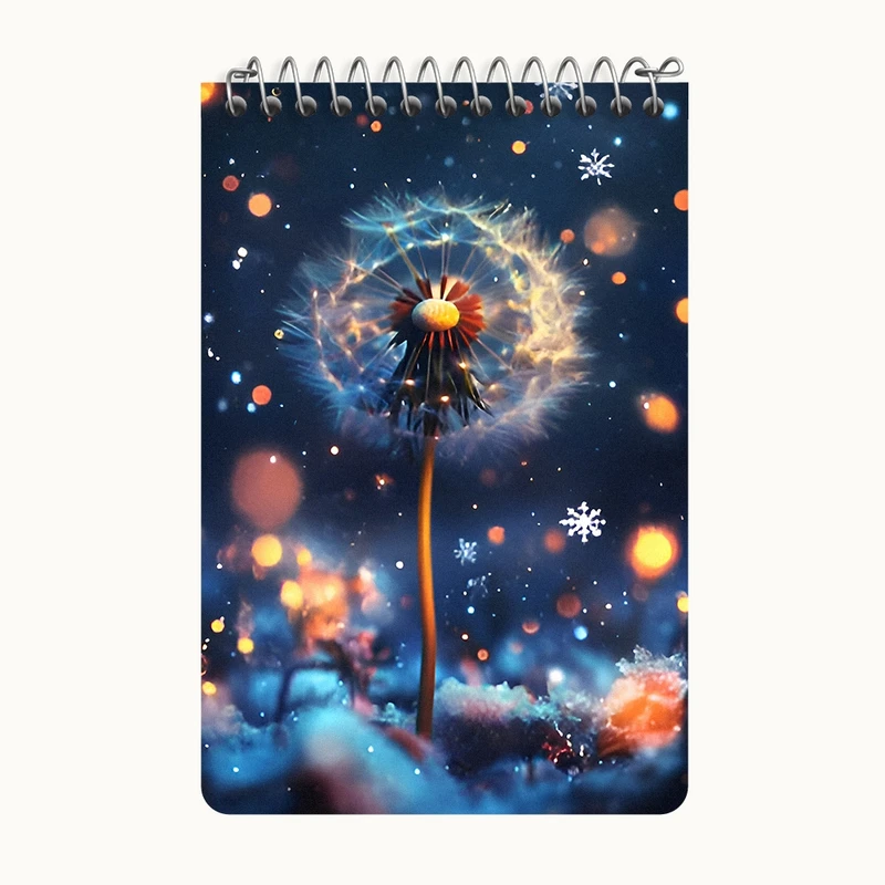 دفتر یادداشت 50 برگ خندالو طرح قاصدک کد F9620