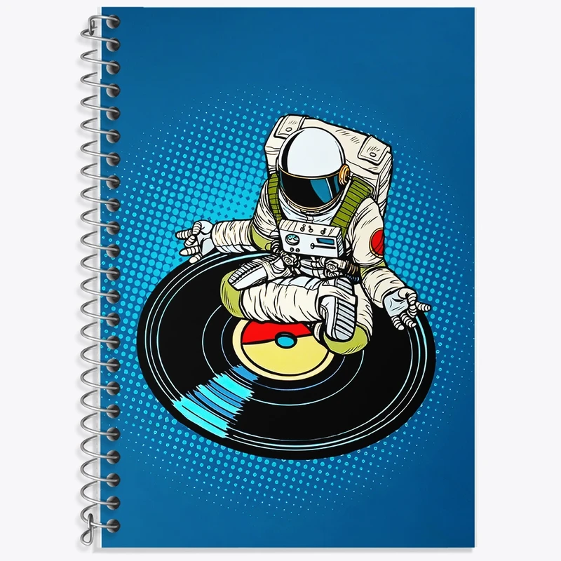 دفتر لغت 50 برگ خندالو طرح فضانورد کد F10092