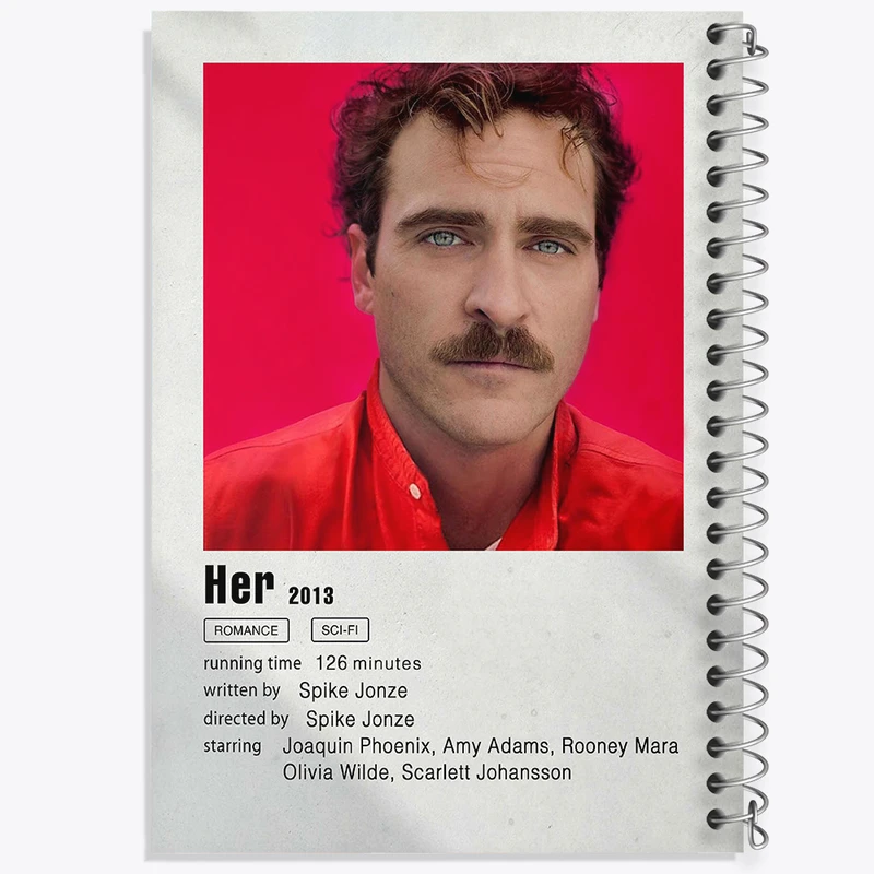 دفتر مشق 50 برگ خندالو طرح او (Her) کد F11302