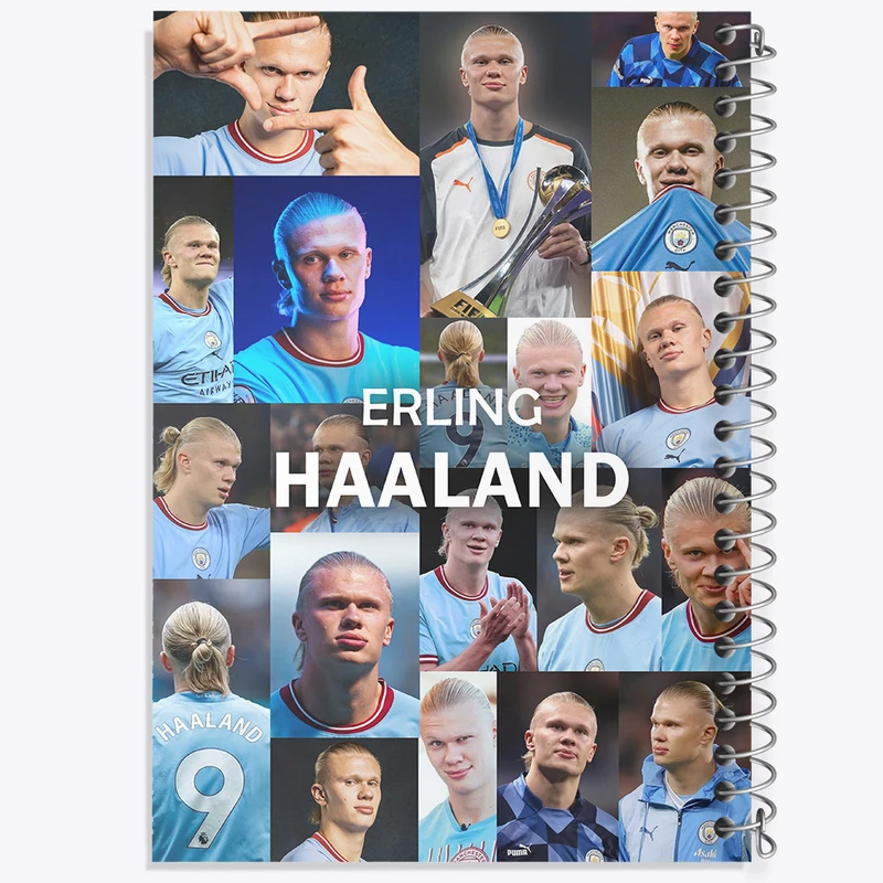 دفتر نقاشی 50 برگ خندالو طرح ارلینگ هالند (Erling Haaland) کد N9171