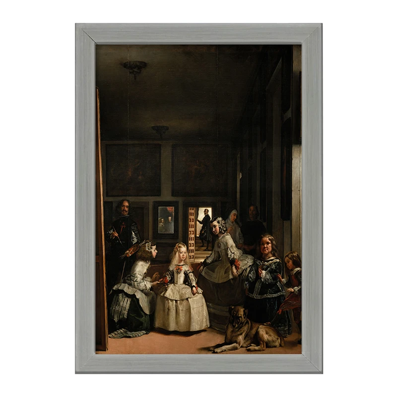 تابلو خندالو طرح نقاشی ندیمه ها اثر دیه‌گو ولاسکس کد F12363