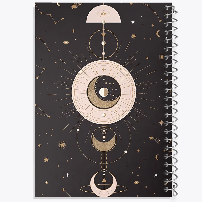 دفتر ژورنال نویسی 50 برگ خندالو مدل نقطه ای طرح فانتزی کد N7900