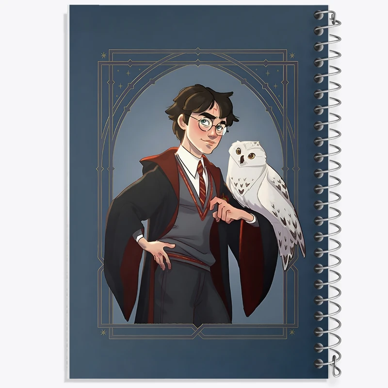 دفتر طراحی 50 برگ خندالو طرح هری پاتر (Harry Potter) کد N3801