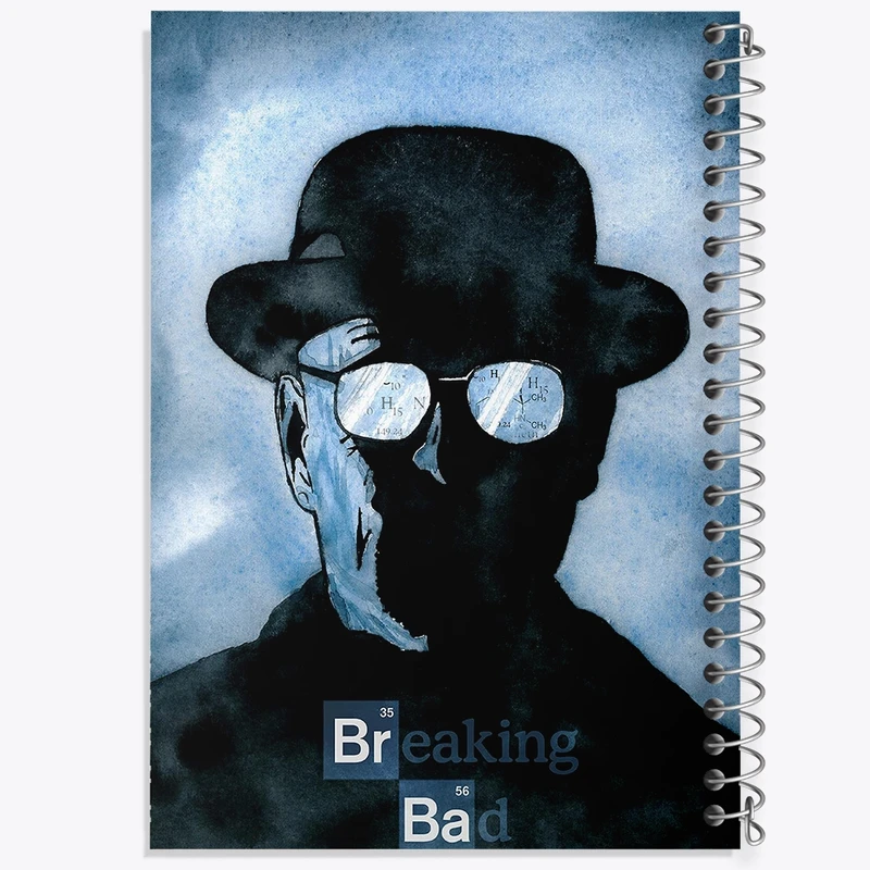 دفتر شطرنجی 50 برگ خندالو طرح بریکینگ بد (Breaking Bad) کد F11448