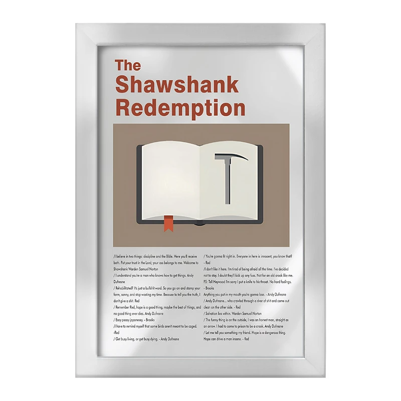 تابلو خندالو طرح رستگاری در شاوشنک (The Shawshank Redemption) کد F13827