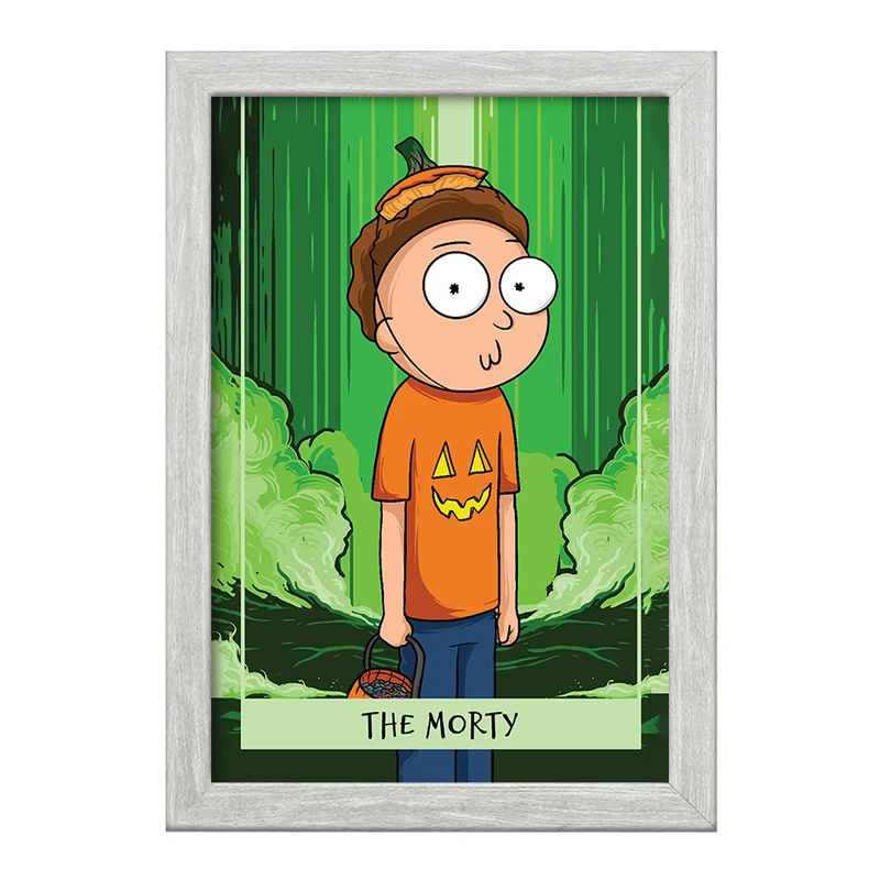 تابلو خندالو طرح مورتی (Morty) کد F956