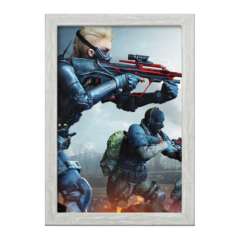 تابلو خندالو طرح بازی کال آف دیوتی مدرن وارفر وارزون گوست کد 26126