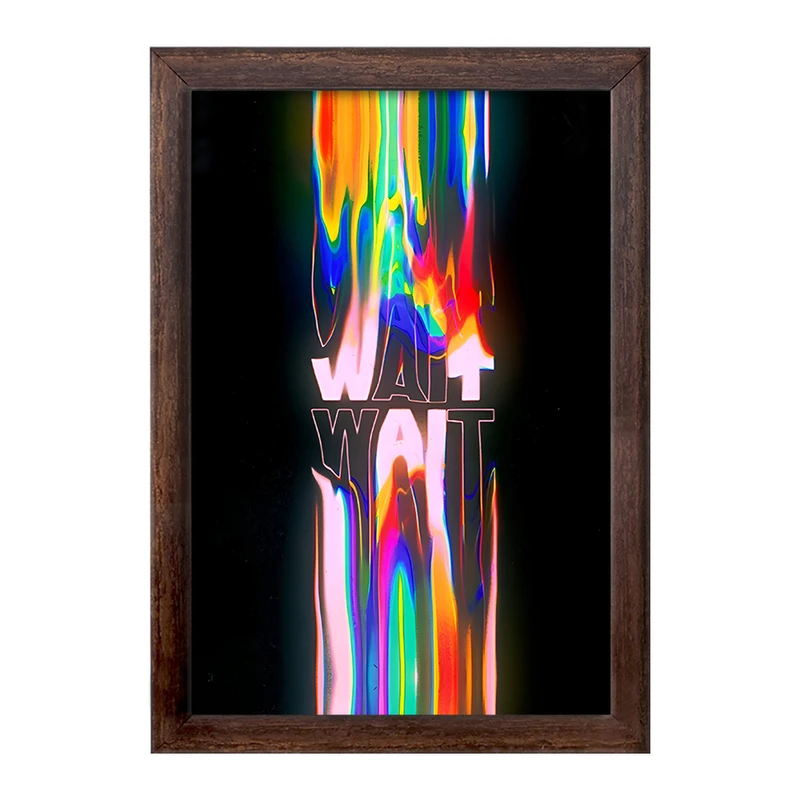 تابلو خندالو طرح Wait کد F10670