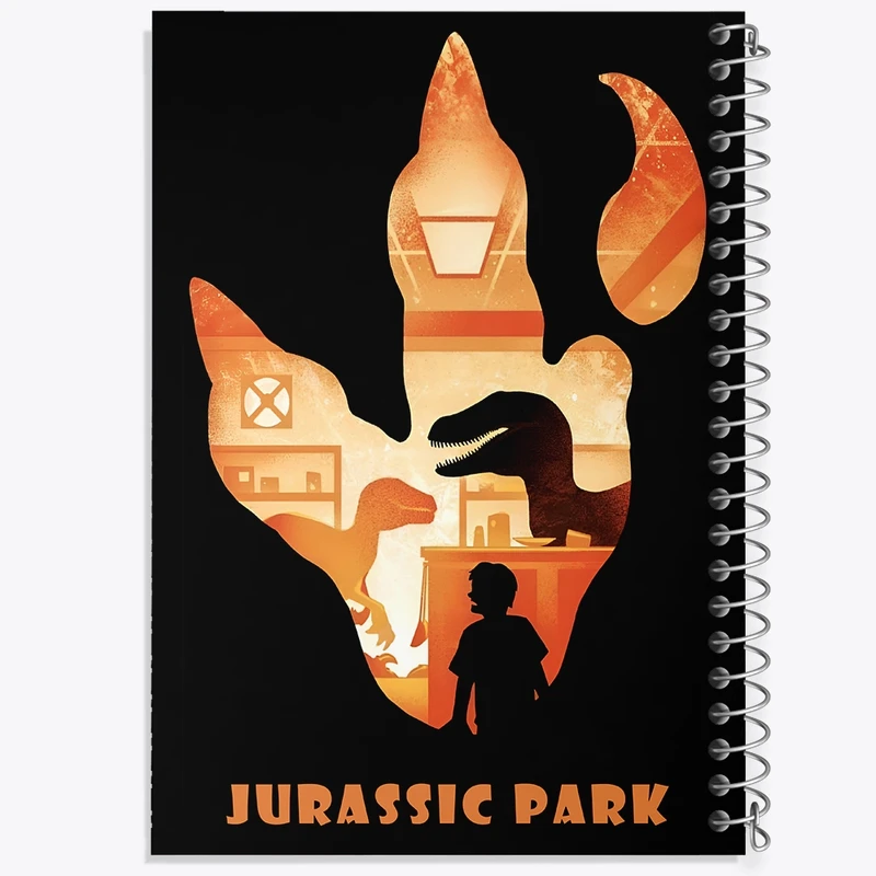 دفتر طراحی 50 برگ خندالو طرح ژوراسیک (Jurassic Park) کد F13772