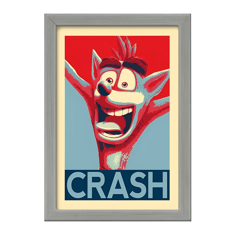 تابلو خندالو طرح کراش (Crash) کد F6491