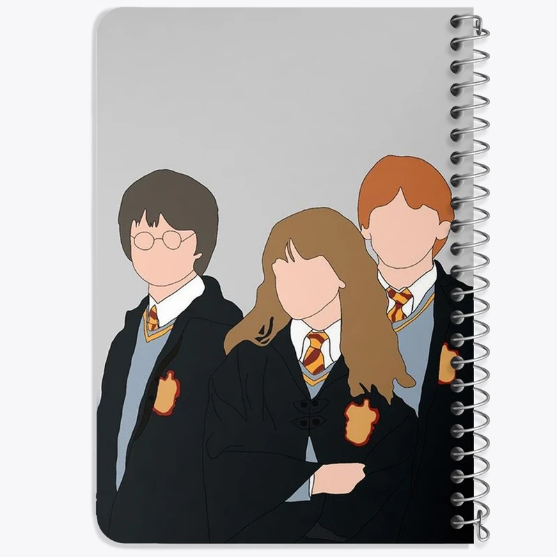 دفتر یادداشت 50 برگ خندالو طرح هری پاتر (Harry Potter) کد N2097