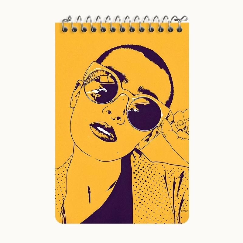 دفتر یادداشت 50 برگ خندالو طرح دخترانه کد F4361