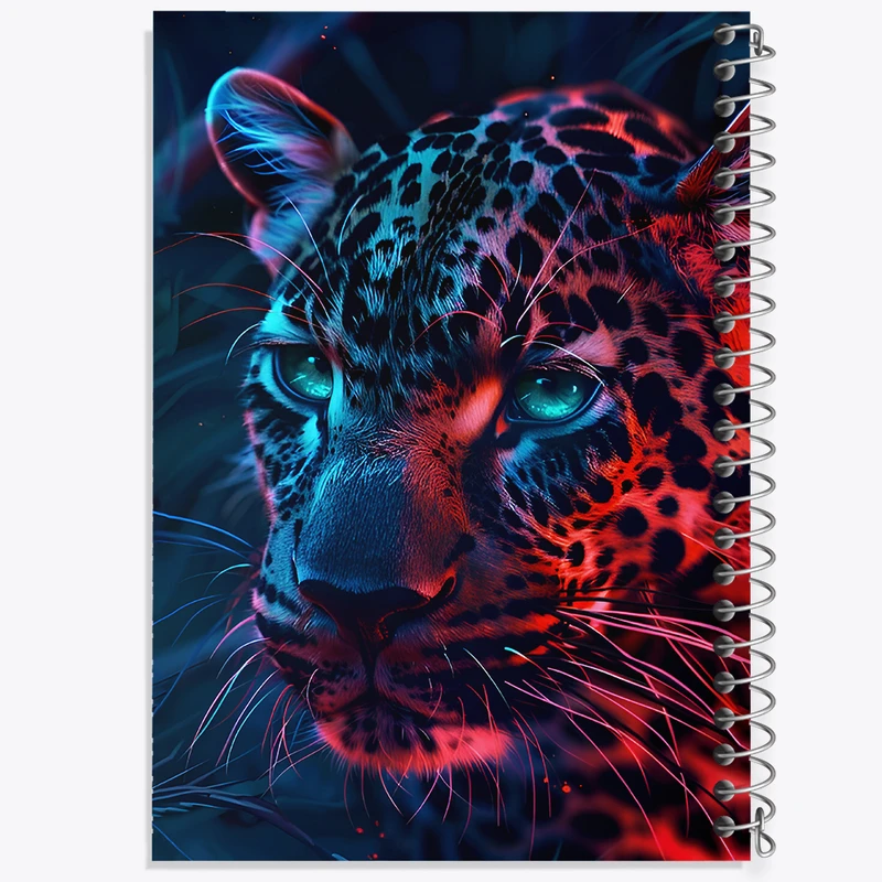 دفتر مشق 100 برگ خندالو طرح پلنگ کد F8505