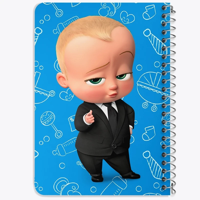دفتر یادداشت 50 برگ خندالو طرح بچه رئیس Boss Baby  کد 10336