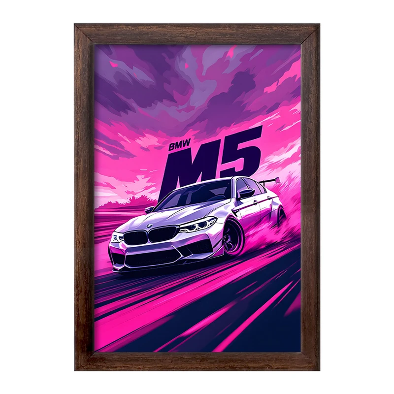 تابلو خندالو طرح بی ام دبلیو (BMW M5) کد F13740