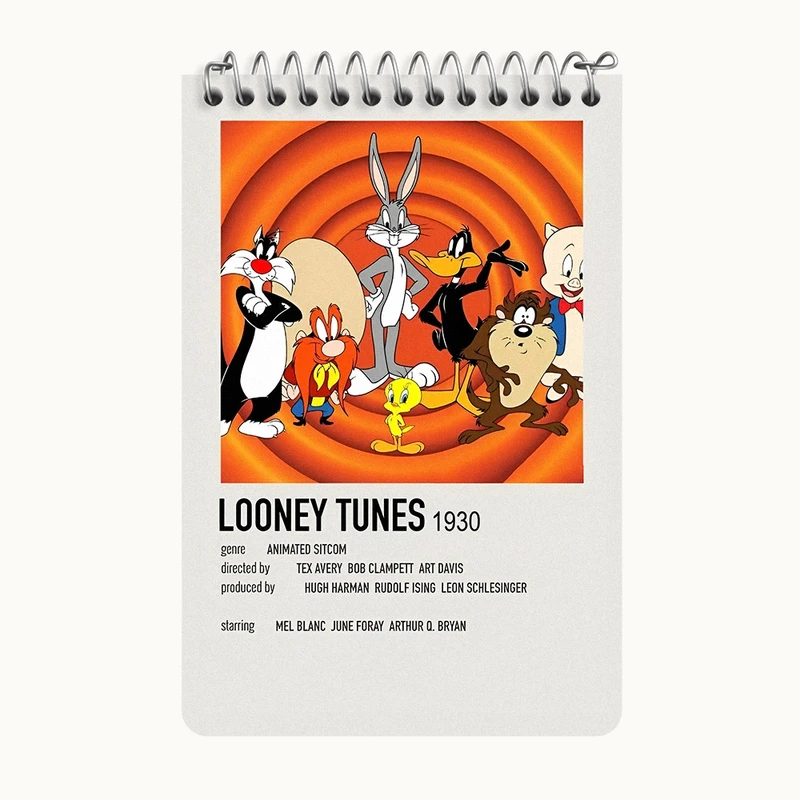 دفتر یادداشت 50 برگ خندالو طرح نمایش لونی تونز (The Looney Tunes Show) کد F14225