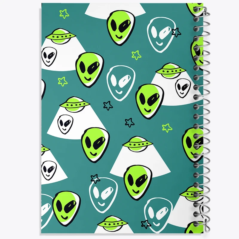 دفتر طراحی 50 برگ خندالو طرح آدم فضایی کد N926