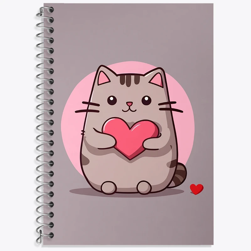 دفتر نت موسیقی 50 برگ خندالو طرح گربه بامزه کد N7079