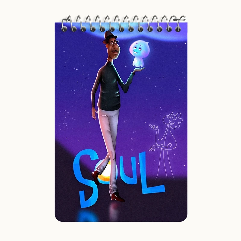 دفتر یادداشت 50 برگ خندالو طرح انیمیشن روح کد F9807