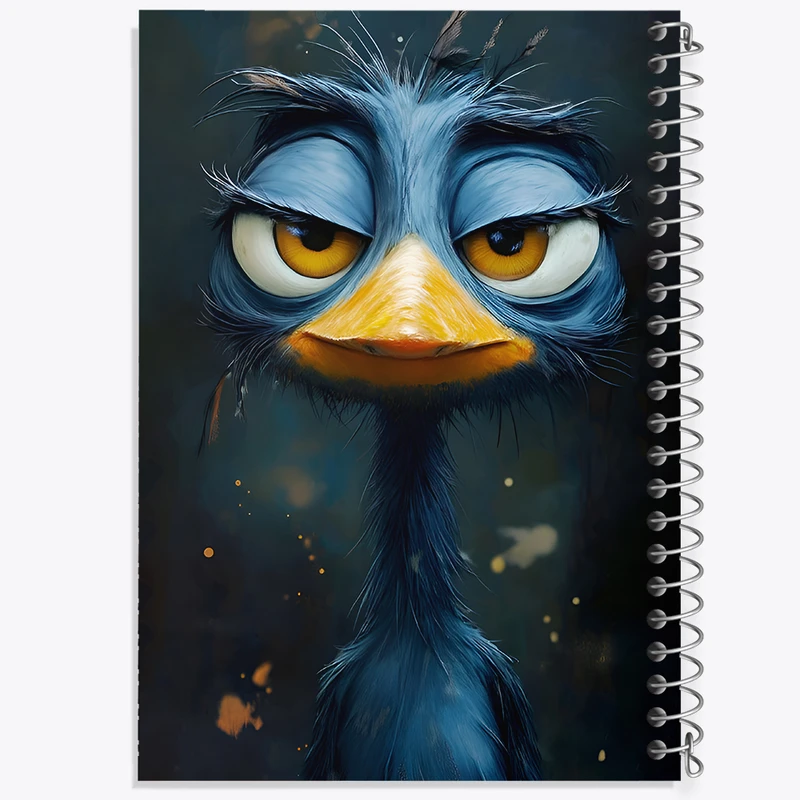 دفتر مشق 100 برگ خندالو طرح جوجه بی حوصله کد F12866