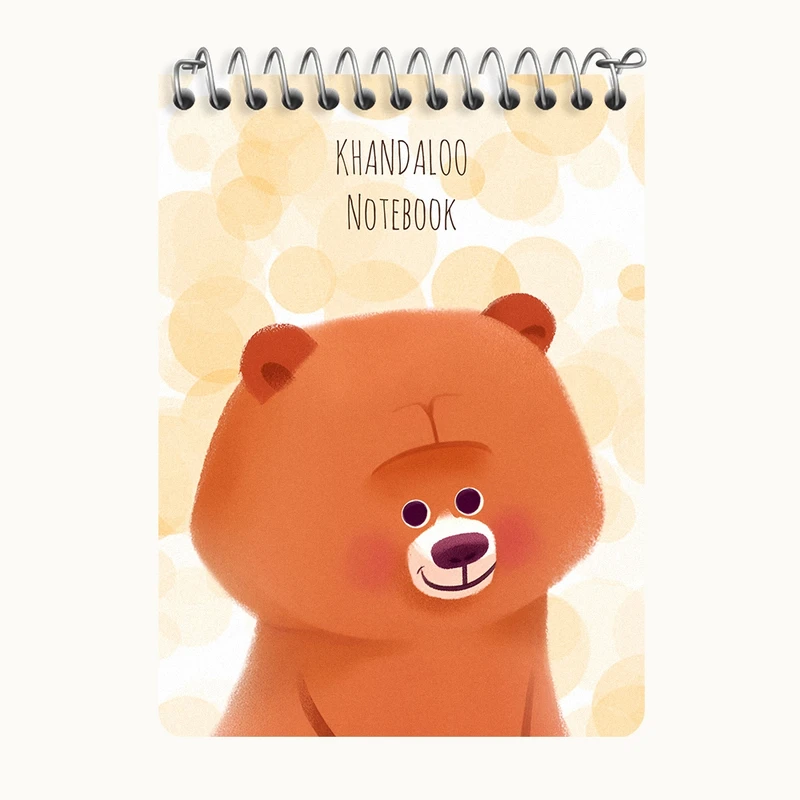 دفتر یادداشت 50 برگ خندالو طرح خرس کیوت کد N8957