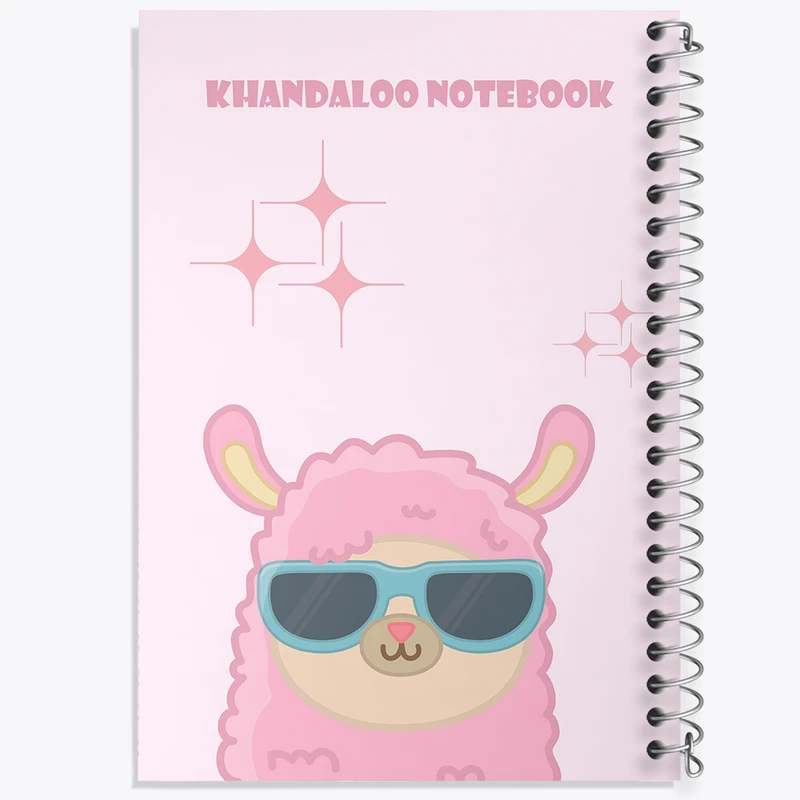 دفتر نقاشی 50 برگ خندالو طرح لاما کد N7313