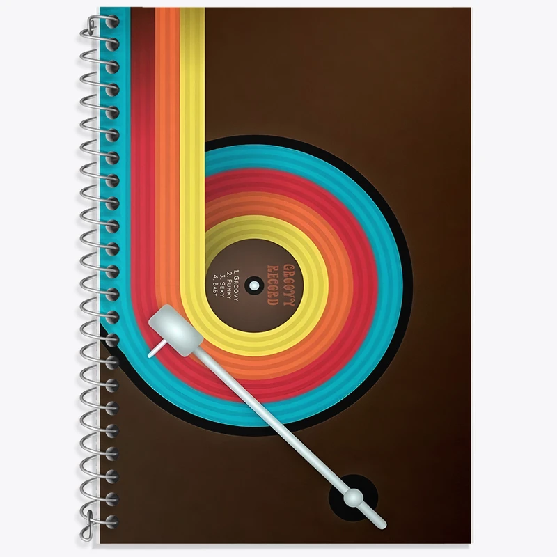 دفتر نت موسیقی 50 برگ خندالو طرح موسیقی کد F9674