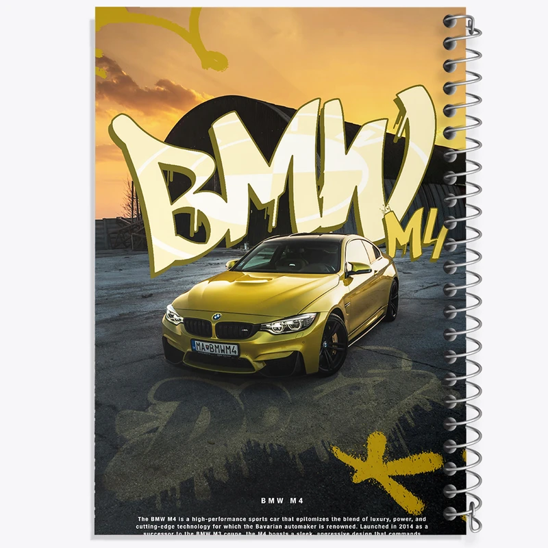 دفتر مشق 100 برگ خندالو طرح بی ام دبلیو (BMW) کد F13730