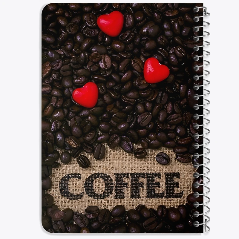 دفتر یادداشت 50 برگ خندالو طرح Coffee کد F10551