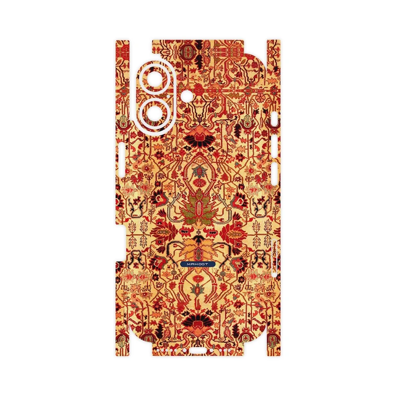 برچسب پوششی ماهوت مدل Persian_Carpet_Yellow-FullSkin مناسب برای گوشی موبایل اپل iPhone 17