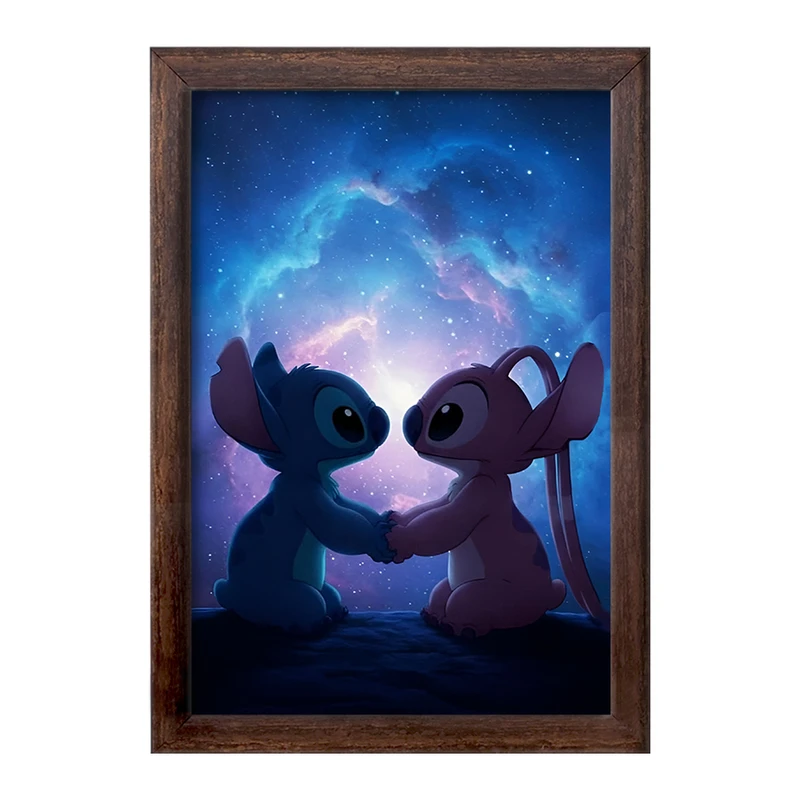 تابلو خندالو طرح استیچ (Stitch) کد F14392