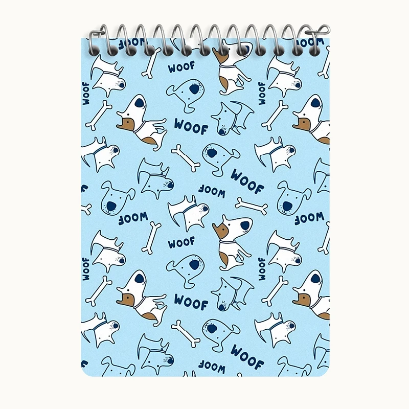 دفتر یادداشت 50 برگ خندالو طرح پترن سگ کد N5411