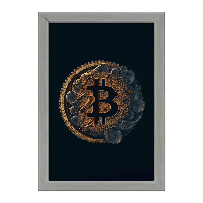 تابلو خندالو طرح بیت کوین (Bitcoin) کد F901