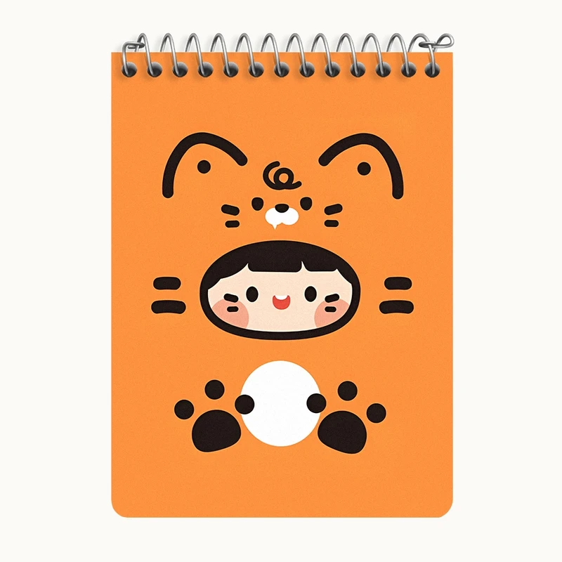 دفتر یادداشت 50 برگ خندالو طرح دخترانه کیوت کد N3922