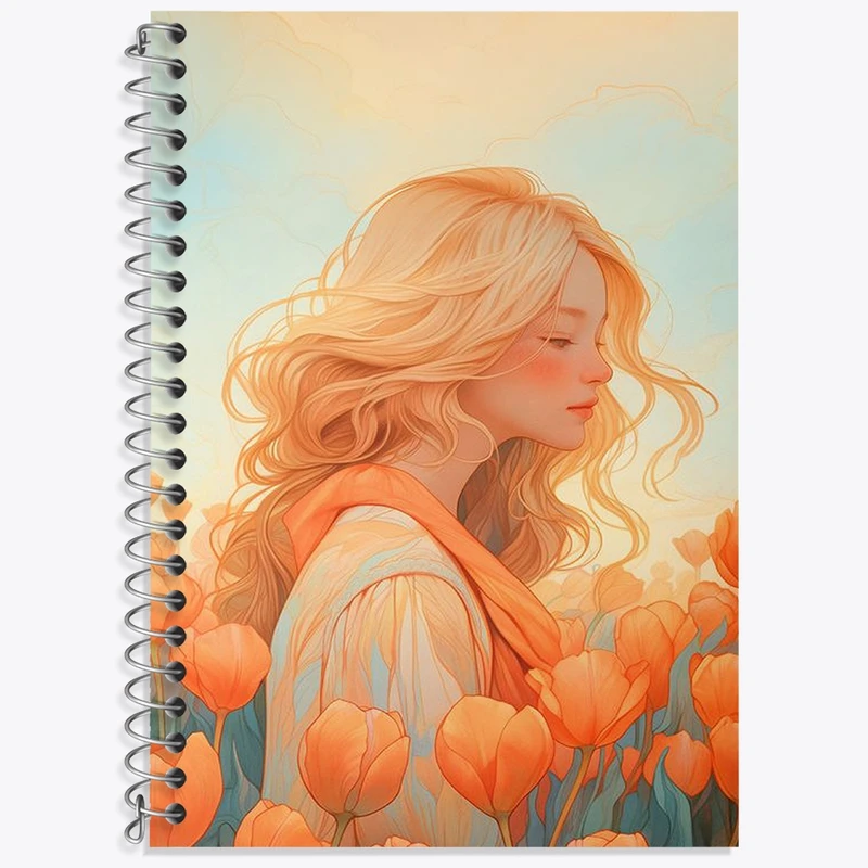 دفتر لغت 50 برگ خندالو طرح دخترانه کد F2938