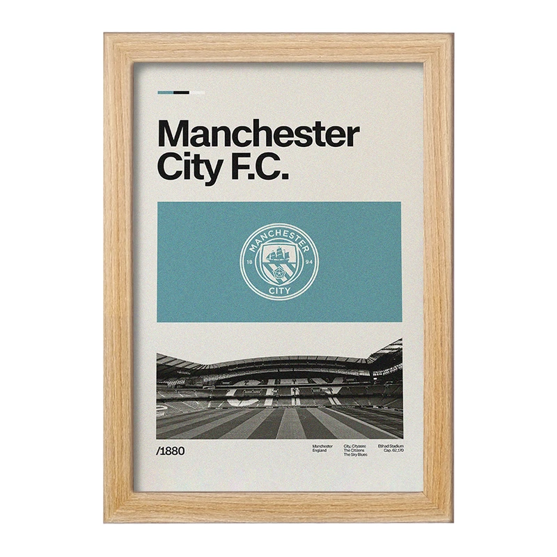 تابلو خندالو طرح منچستر سیتی (Manchester City) کد F13881