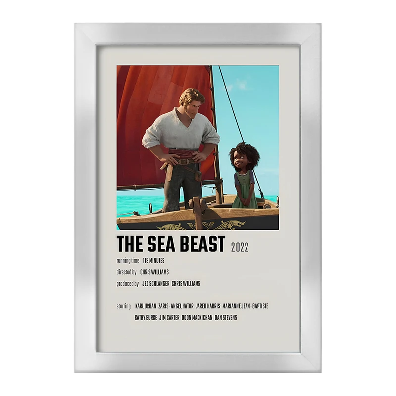 تابلو خندالو طرح هیولای دریا (The Sea Beast) کد F13271