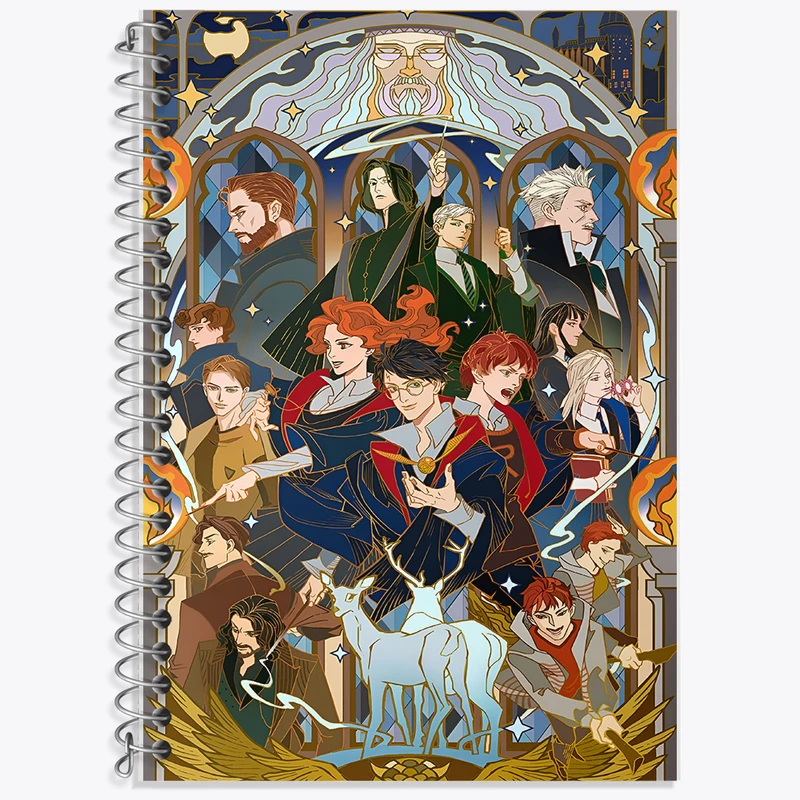 دفتر نت موسیقی 50 برگ خندالو طرح هری پاتر (Harry Potter) کد F10006