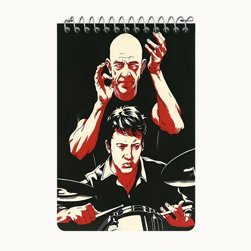 دفتر یادداشت 50 برگ خندالو طرح ویپلش (Whiplash) کد F13553