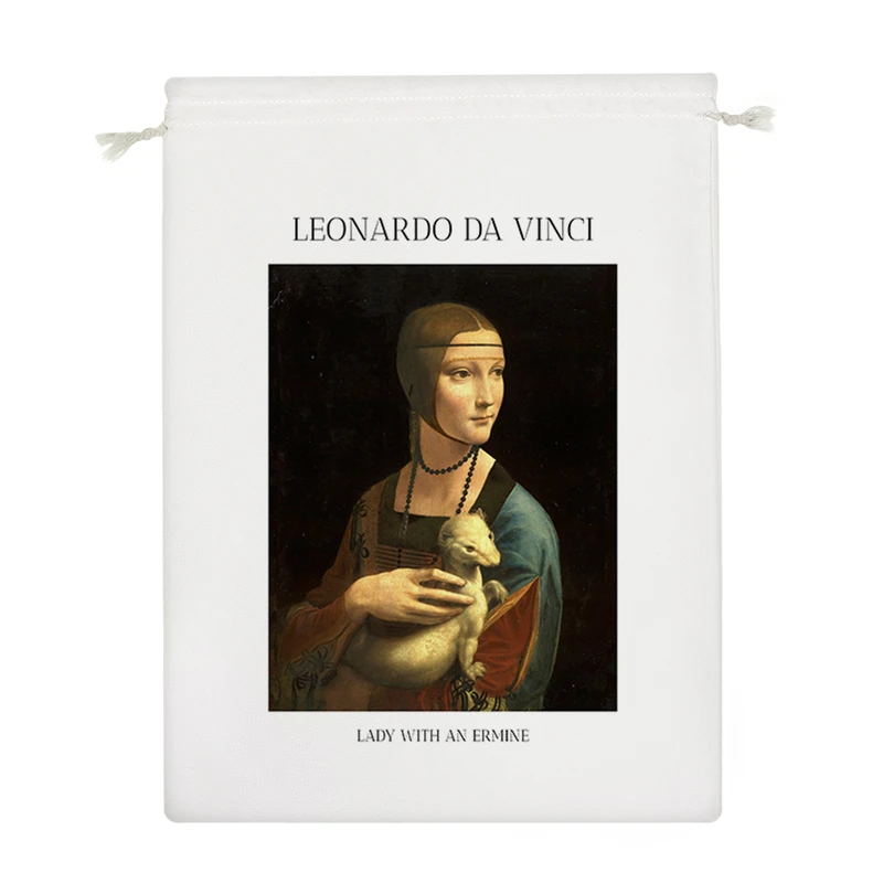 نظم دهنده خندالو مدل بانویی با قاقم لئوناردو داوینچی کد H2037