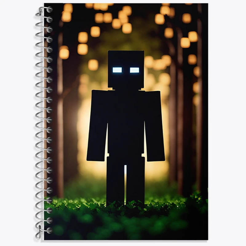 دفتر نت موسیقی 50 برگ خندالو طرح ماینکرافت (Minecraft) کد F14073