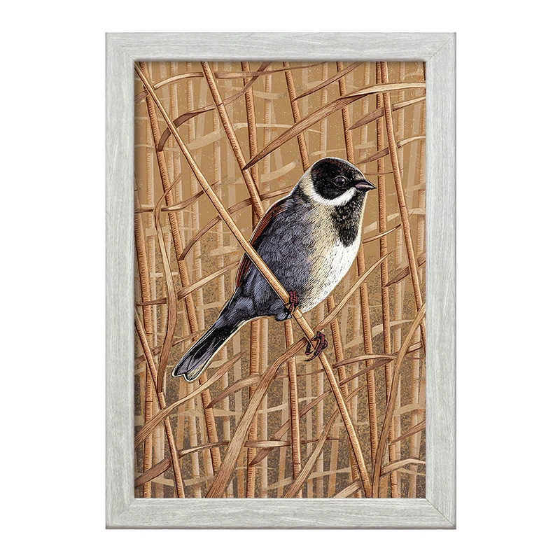 تابلو خندالو طرح پرنده کد F2862