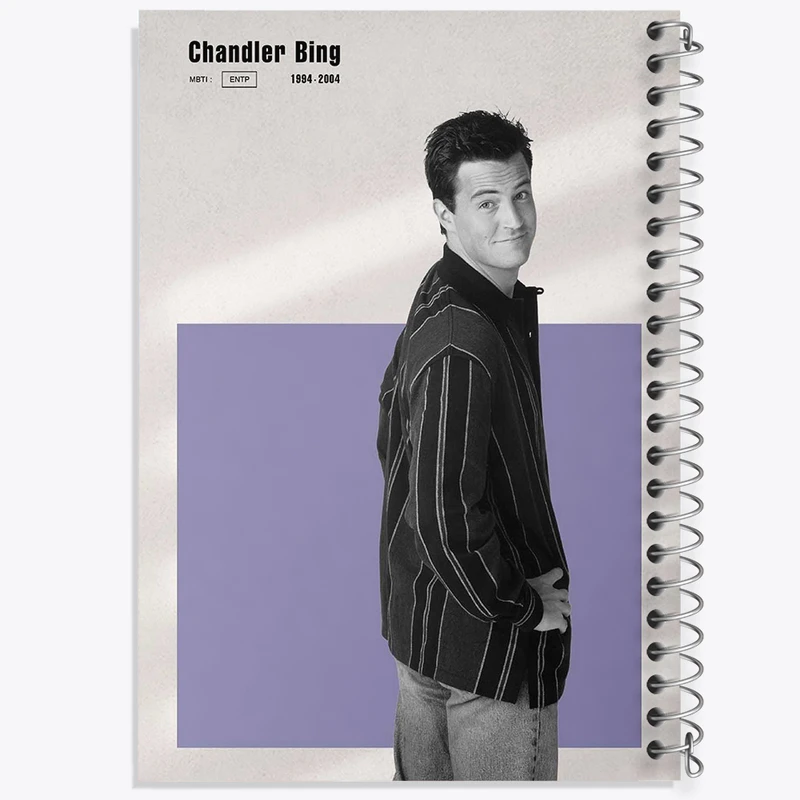 دفتر نقاشی 50 برگ خندالو طرح متیو پری (Matthew Perryi) کد F11937