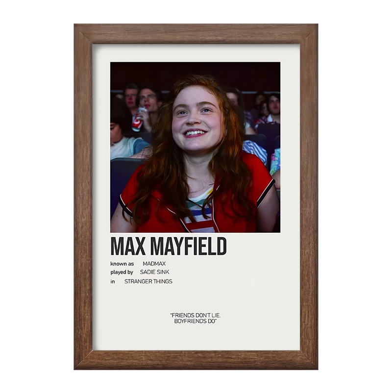 تابلو خندالو طرح مکس میفیلد (Max Mayfield) کد F13003