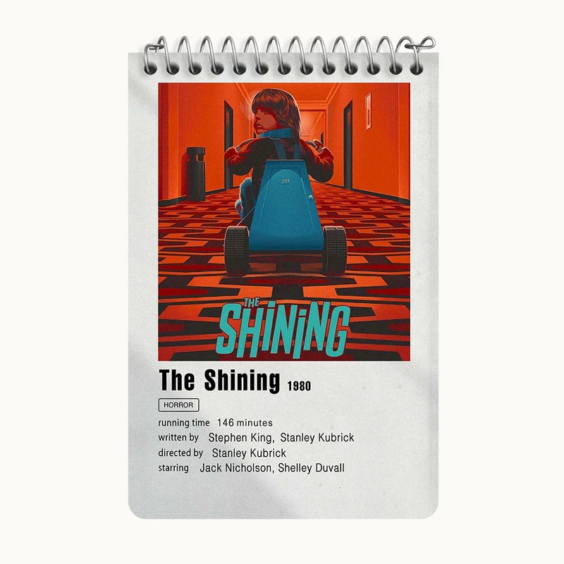 دفتر یادداشت 50 برگ خندالو طرح درخشش (The Shining) کد F11313