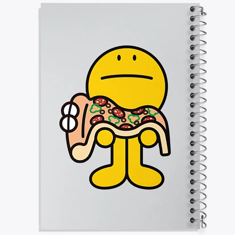 دفتر طراحی 50 برگ خندالو طرح شکلک بامزه کد N2931