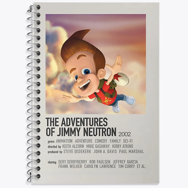 دفتر لغت 50 برگ خندالو طرح پسر نابغه جیمی نوترون کد F13194