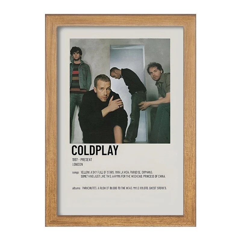 تابلو خندالو طرح کلد پلی (Coldplay) کد F13464