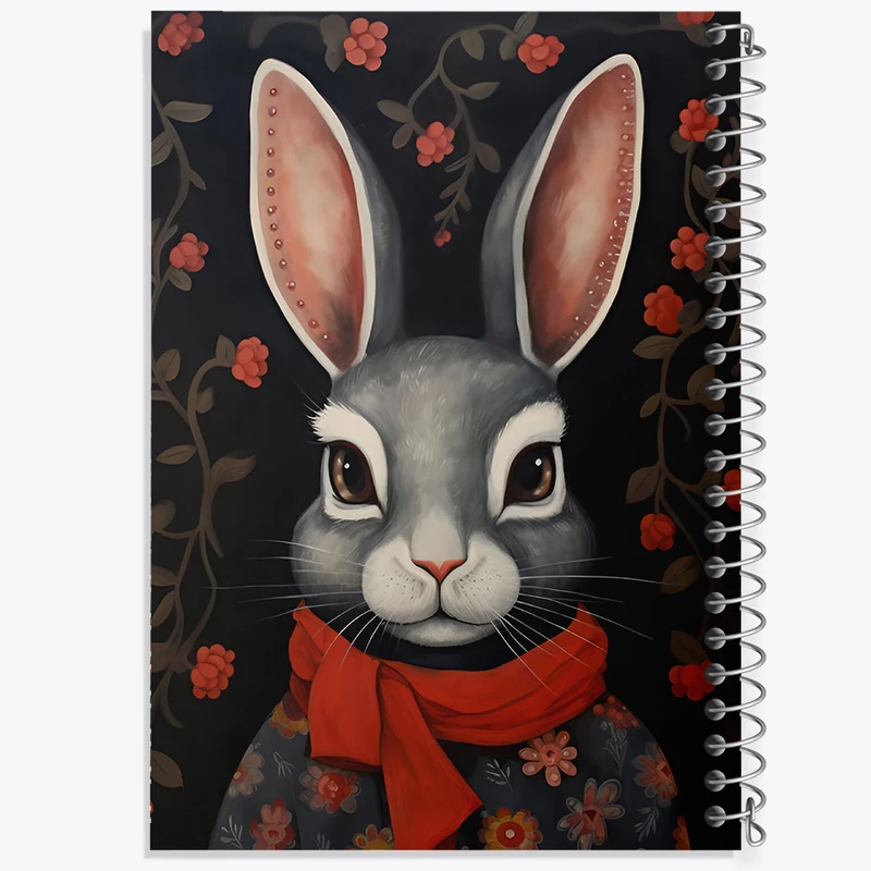 دفتر مشق 50 برگ خندالو طرح خرگوش کد F4825