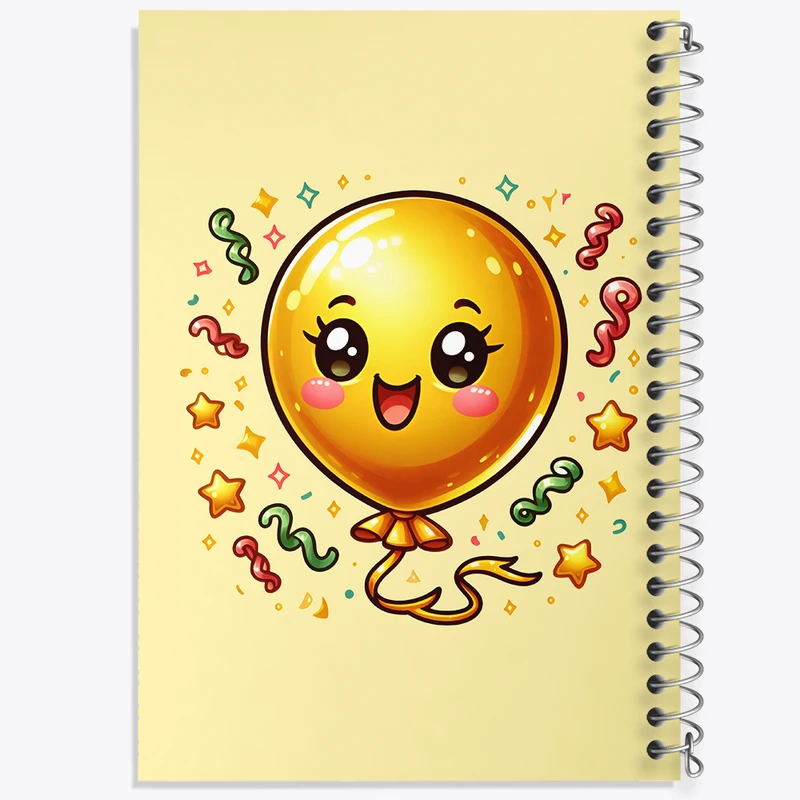 دفتر نقاشی 50 برگ خندالو طرح بادکنک بامزه کد N6474